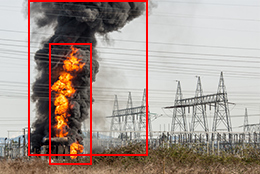 electrical fire smoke